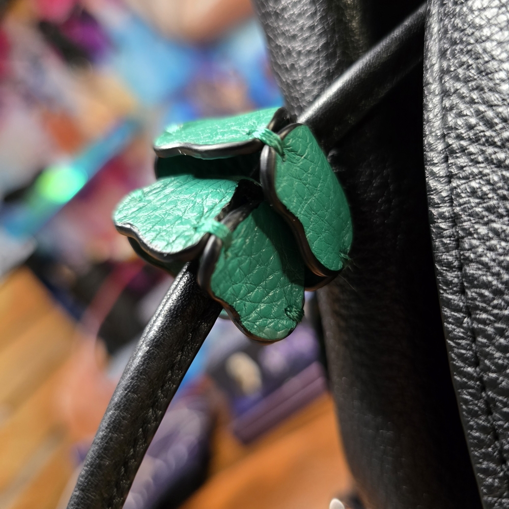 Coach Black Leather Petal Drawstring Bucket Bag - Picture 6 of 9